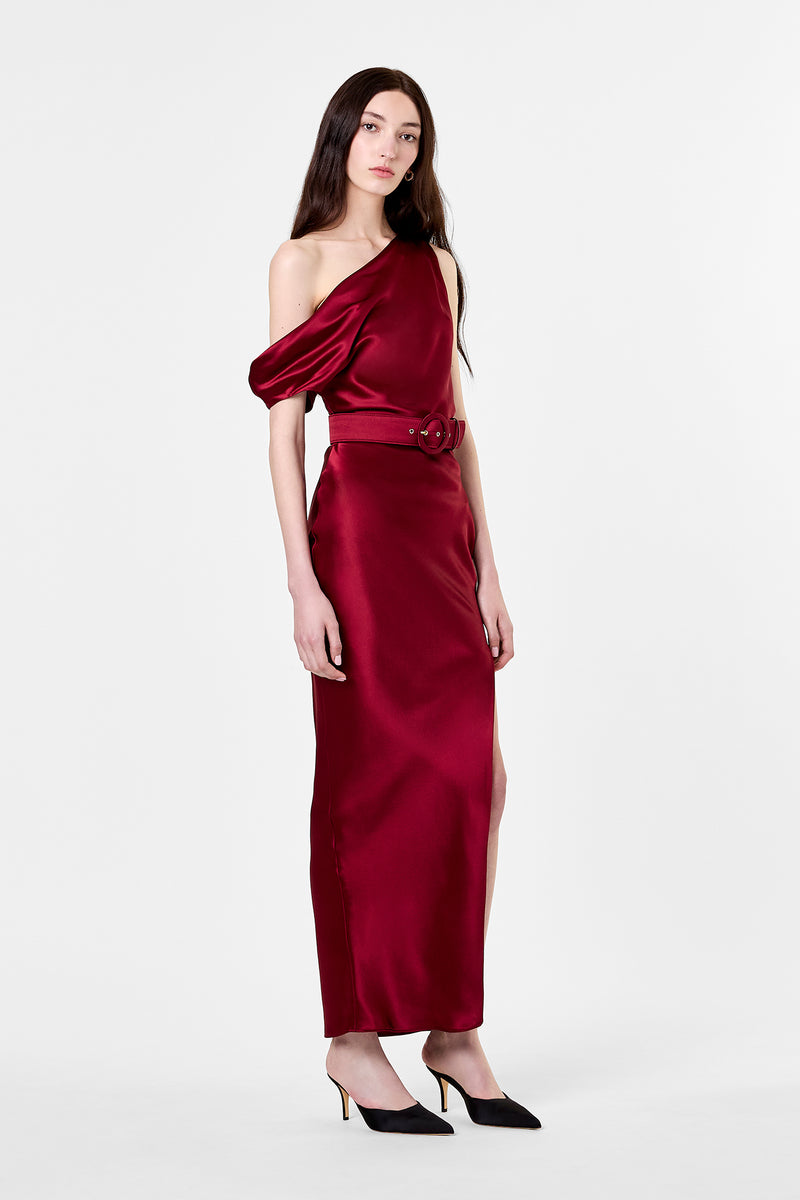 EARTHA DRESS - PLUM