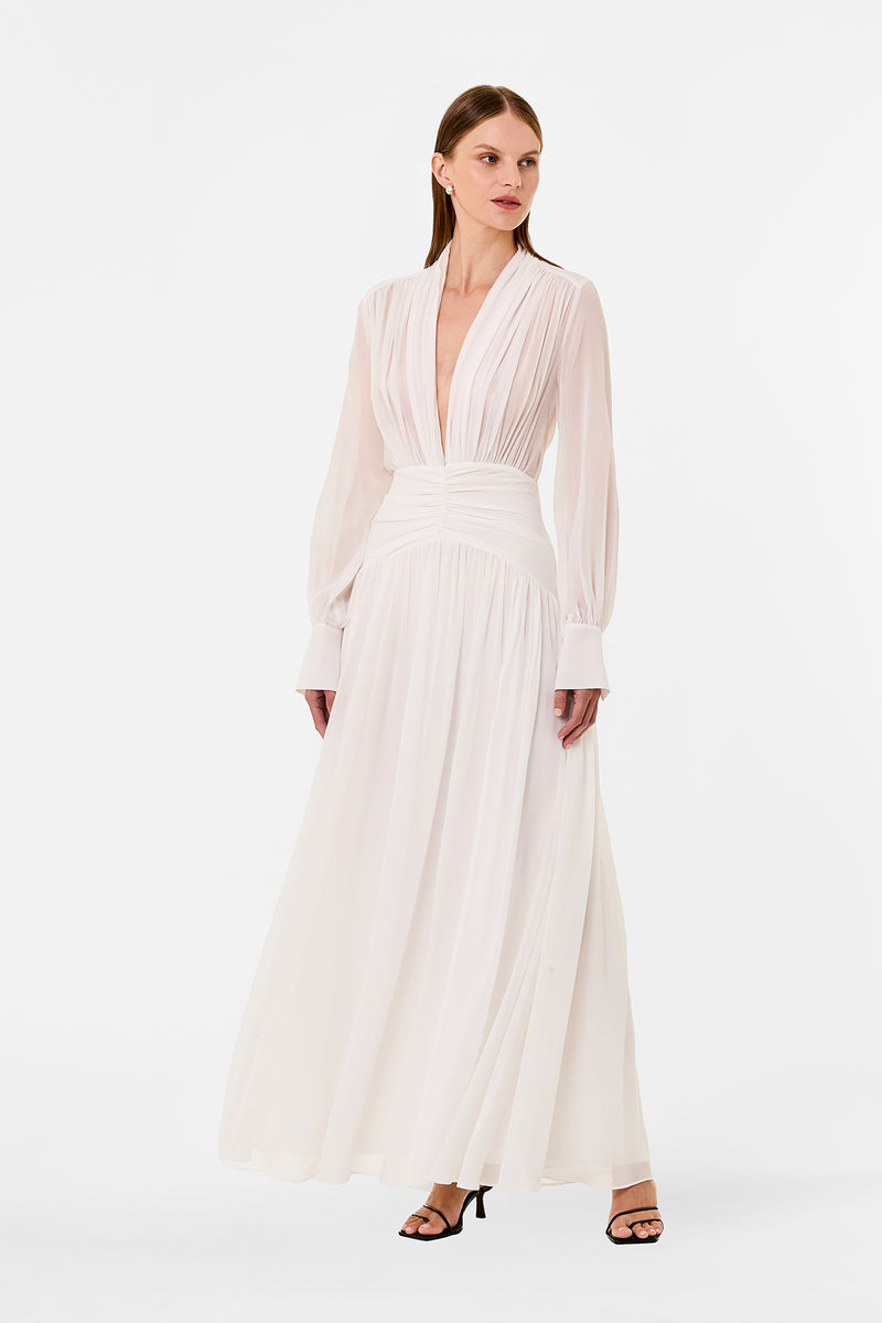 JOCELYN DRESS - IVORY – NICHOLAS