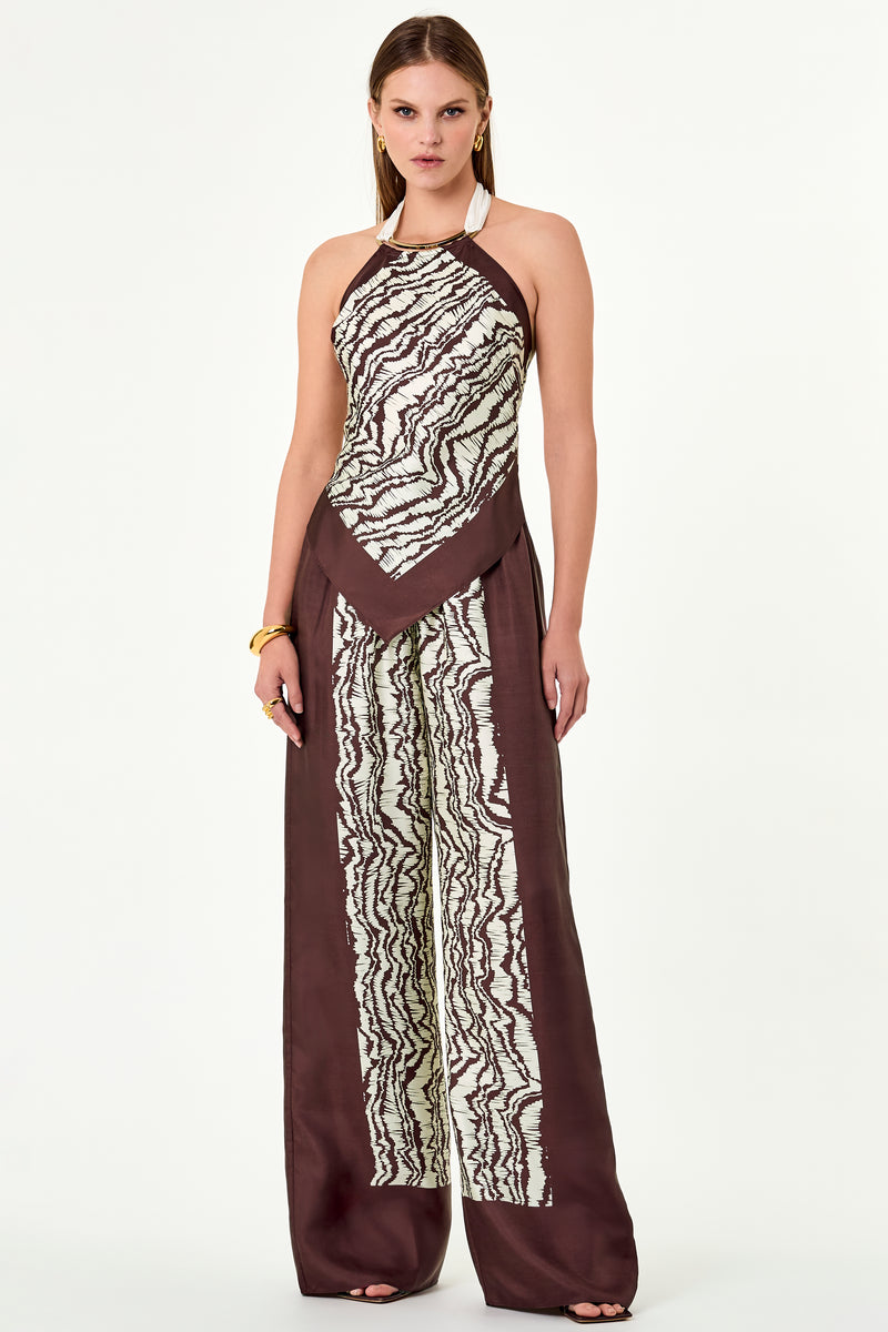 SANDRA PANT - ABSTRACT ANIMAL SCARF – NICHOLAS