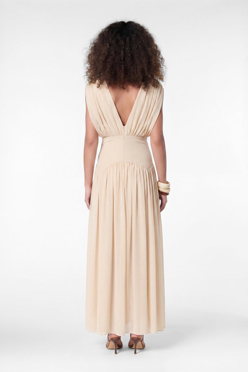 GIANA DRESS - ECRU – NICHOLAS