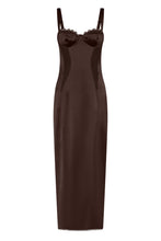 DOMINIQUE DRESS - ESPRESSO
