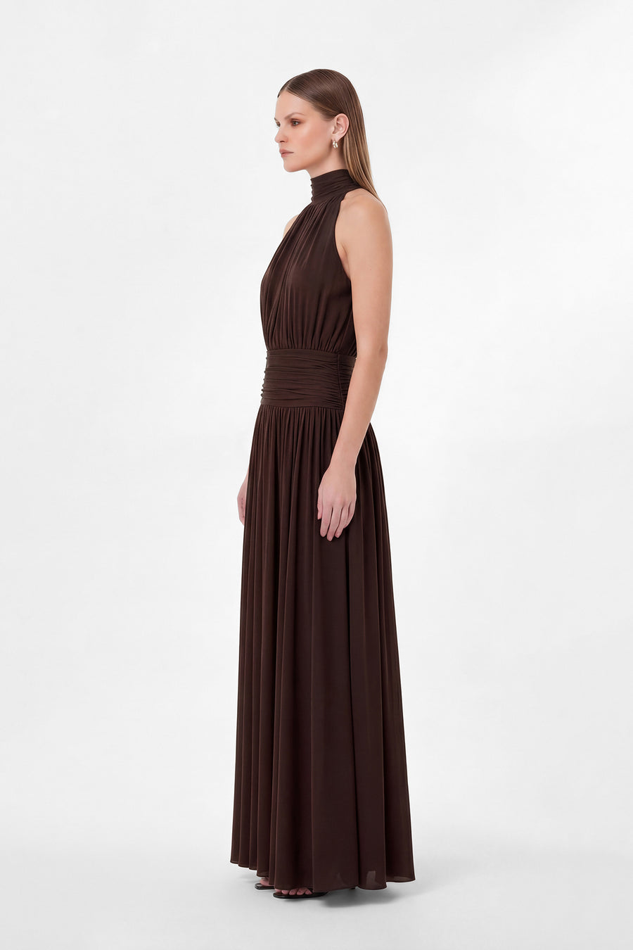 TESSA DRESS - ESPRESSO