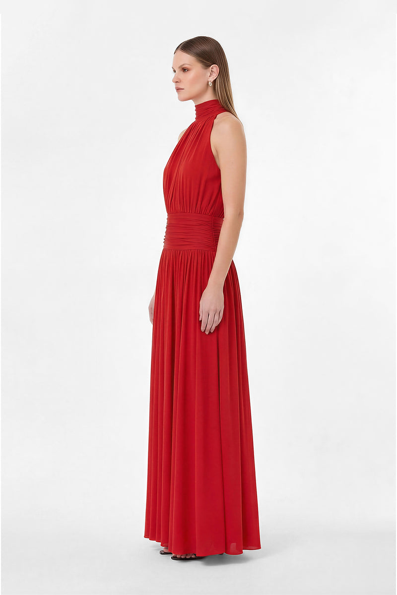 TESSA DRESS - TOMATO