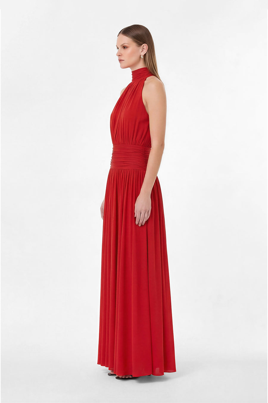 TESSA DRESS - TOMATO
