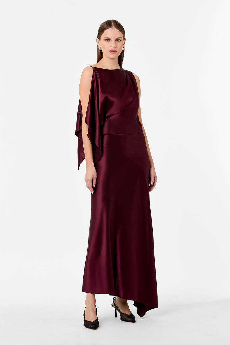 NAYARA DRESS - BLACKBERRY