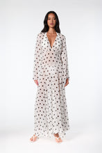 MARELLA DRESS - IVORY BLACK POLKA DOT