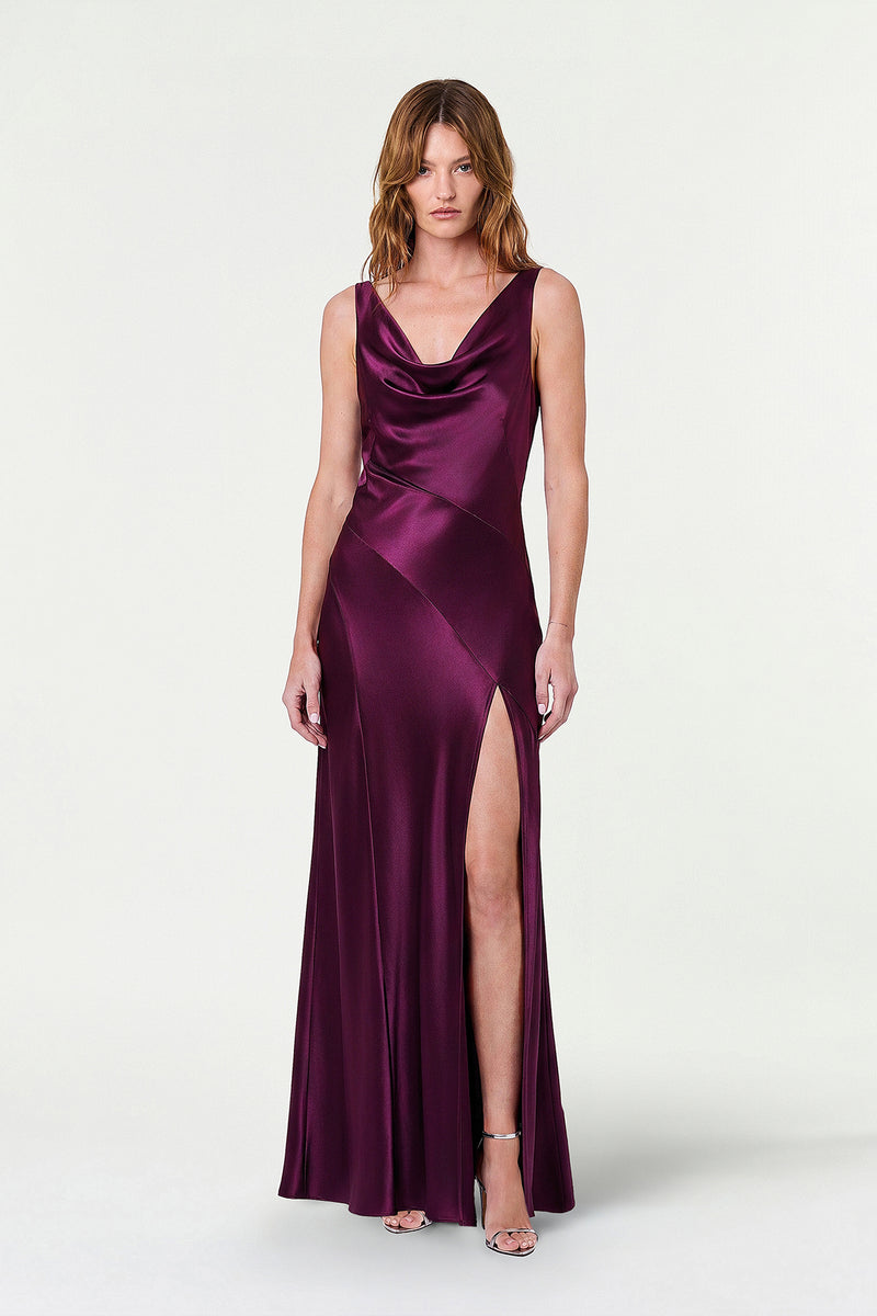 ALFINA DRESS - BLACKBERRY