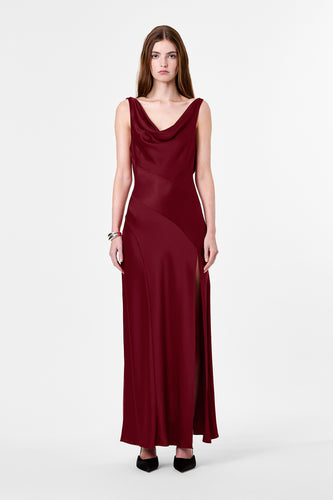 ALFINA DRESS - PLUM