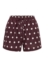 ADELAIDE SHORT - ESPRESSO IVORY POLKA DOT