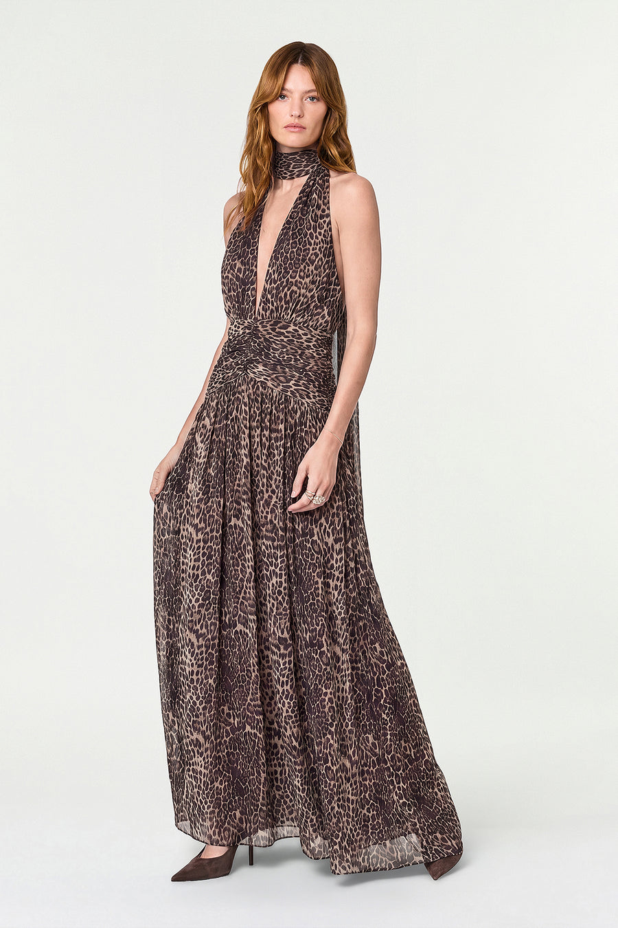 ARELLA DRESS - DESERT LEOPARD