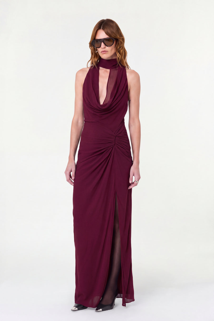 BEATRIX DRESS - PLUM