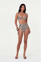 NEREA HIGH WAIST BOTTOM - GRAPHIC ZEBRA