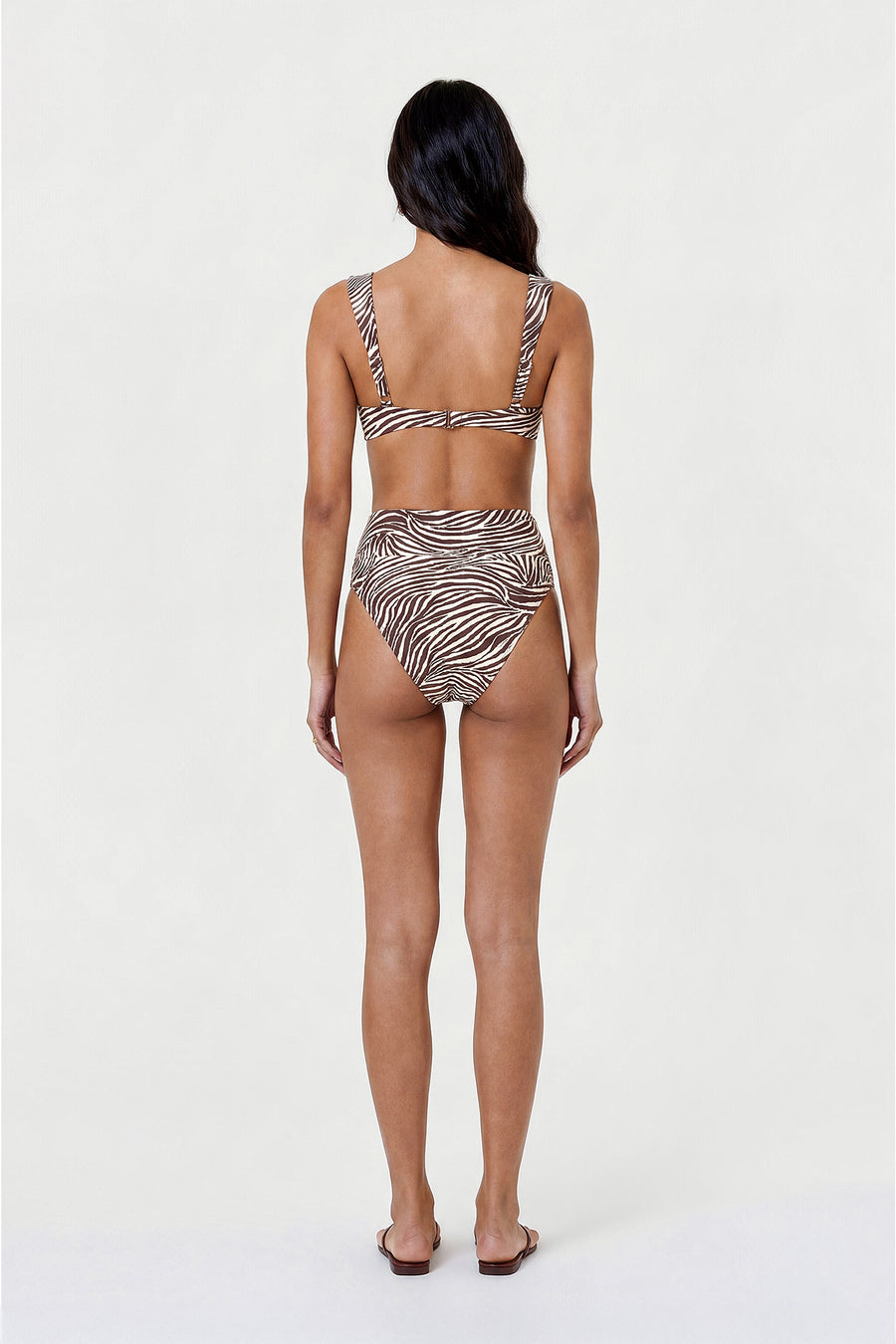 BRIDGET BALCONETTE TOP - GRAPHIC ZEBRA