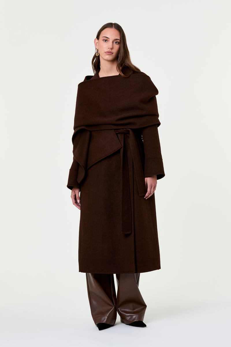 CANDICE COAT - CACAO