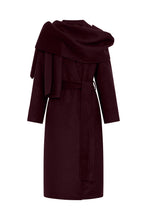 CANDICE COAT - DARK PLUM