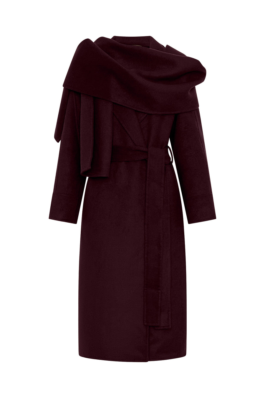 CANDICE COAT - DARK PLUM