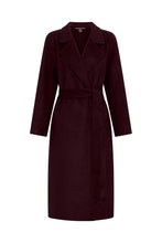 CANDICE COAT - DARK PLUM