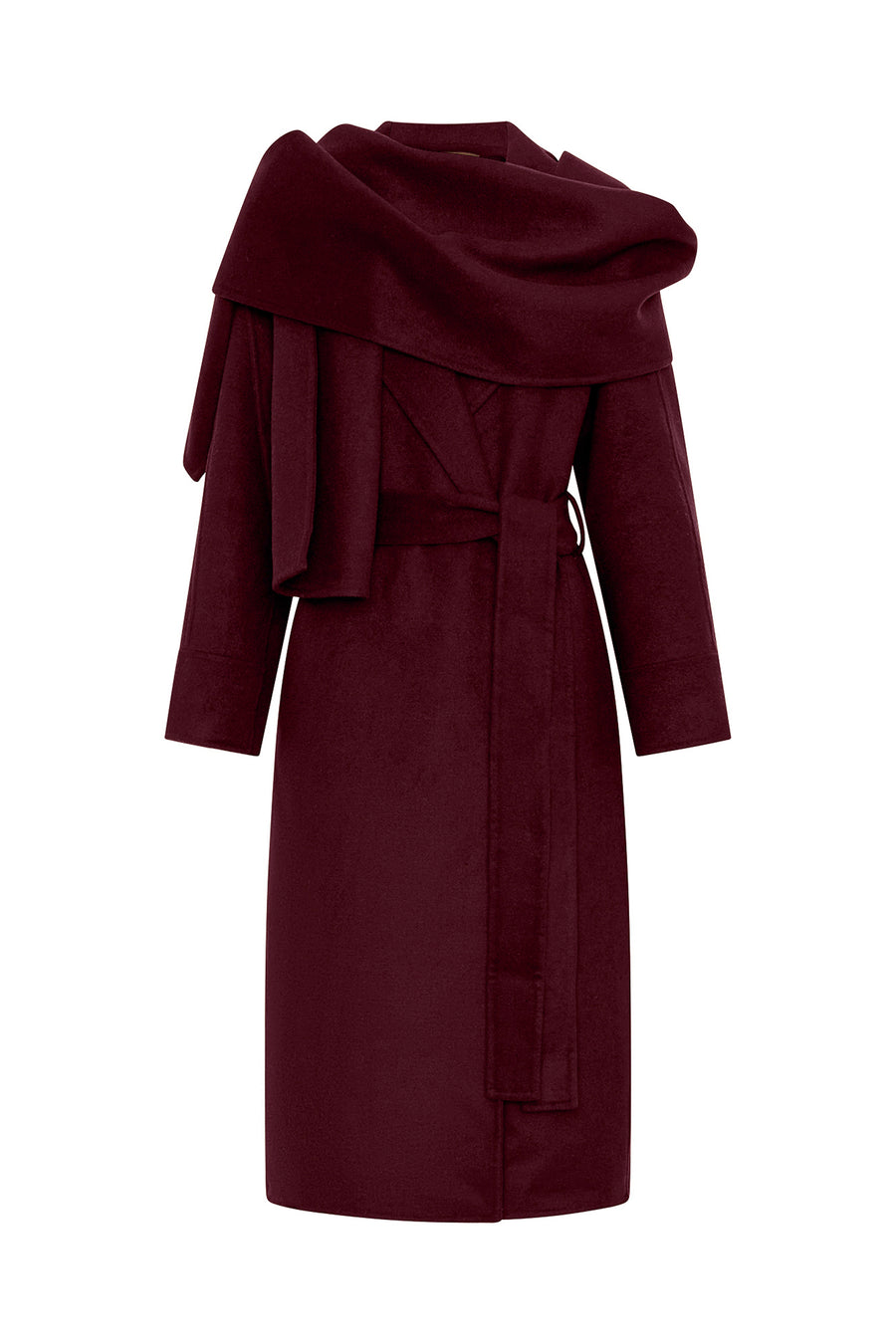 CANDICE COAT - DARK PLUM