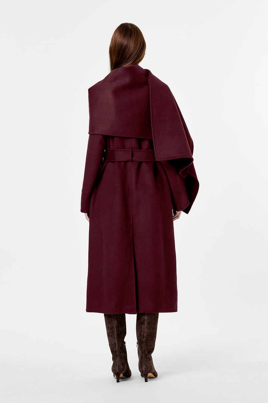 CANDICE COAT - DARK PLUM
