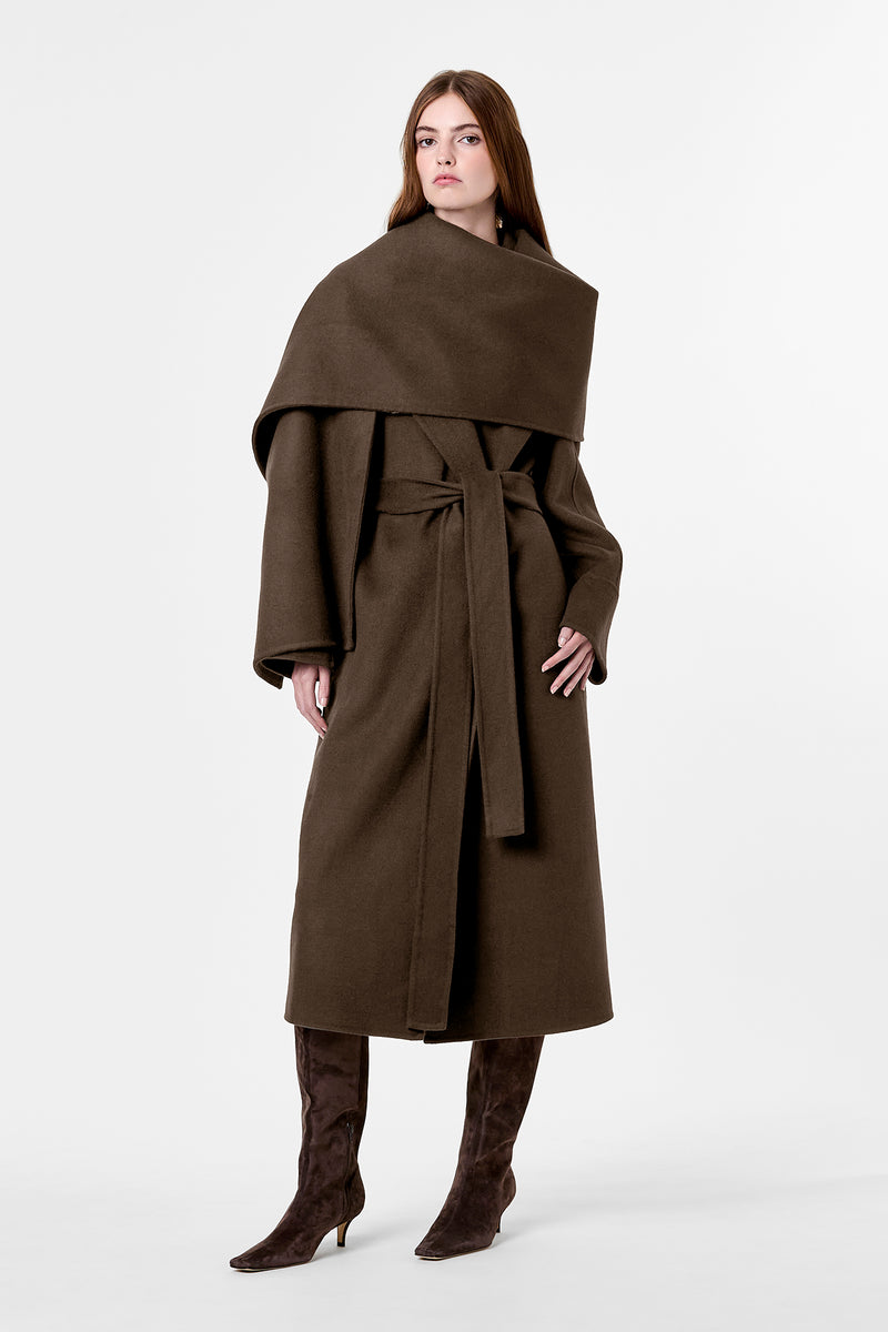 CANDICE COAT - OLIVE