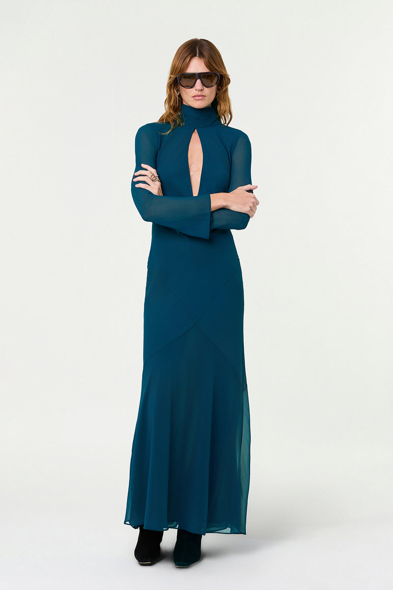 CARA DRESS - PETROL
