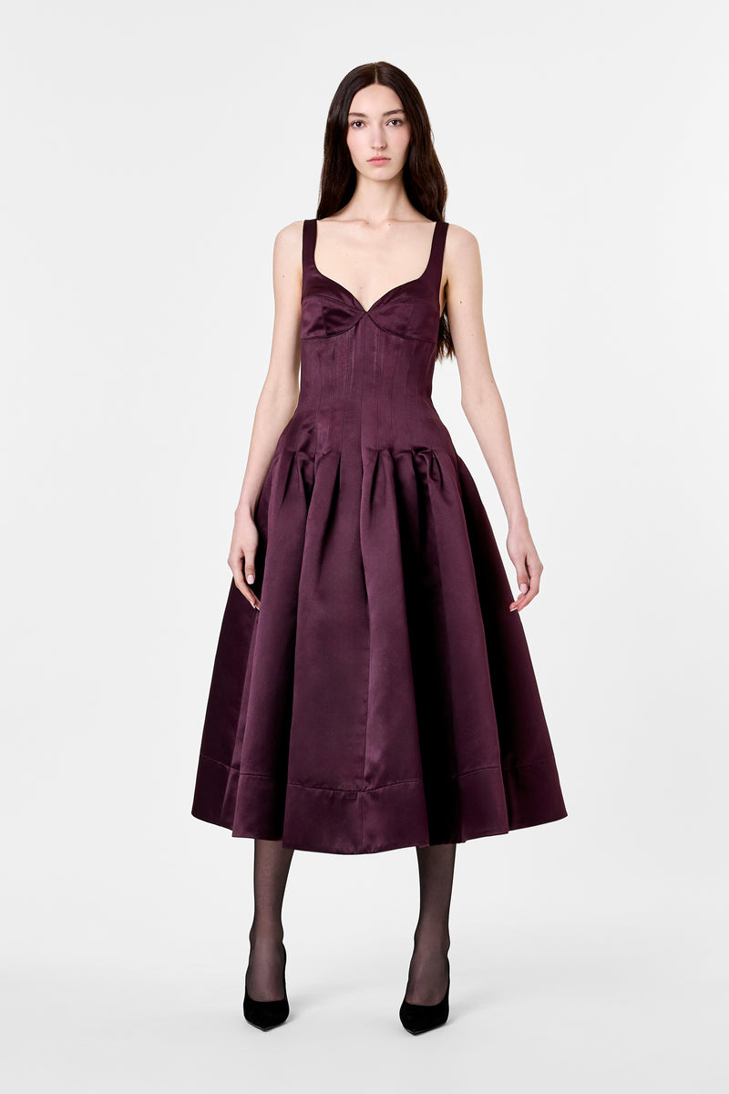 CORY DRESS - BLACKBERRY