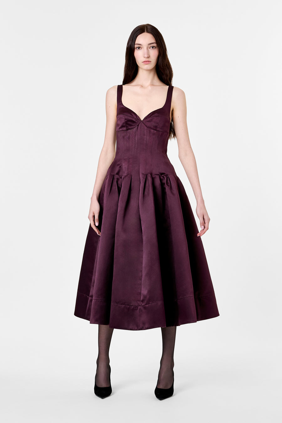 CORY DRESS - BLACKBERRY