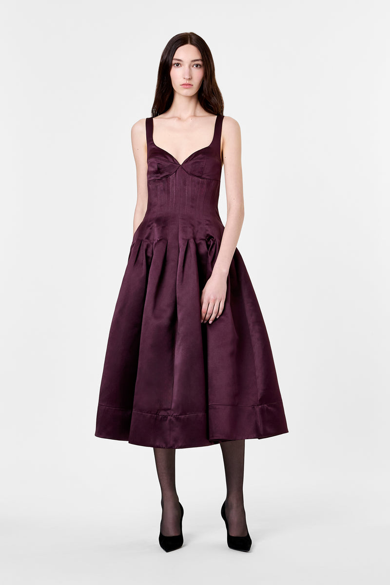 CORY DRESS - BLACKBERRY