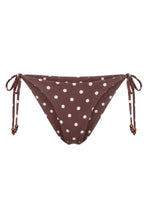 CAMILLA BIKINI BOTTOM - ESPRESSO IVORY POLKA DOT
