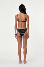 DENIZ BIKINI TOP - BLACK IVORY POLKA DOT