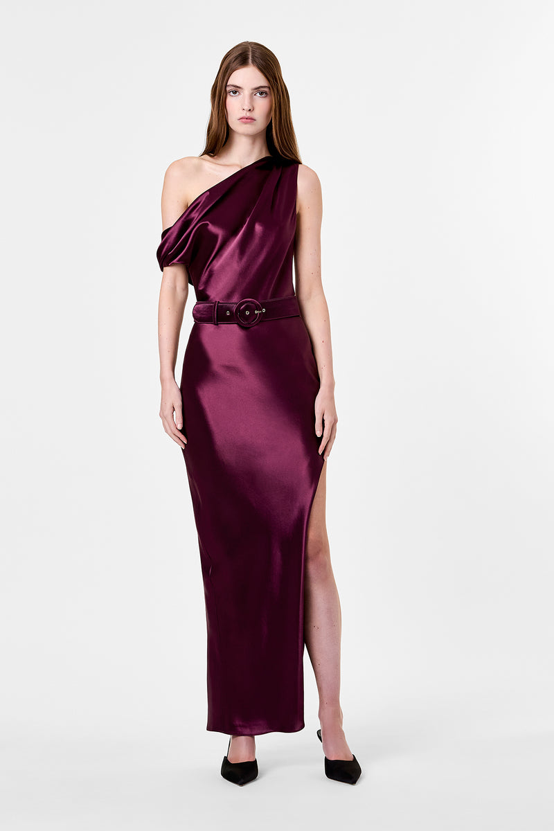 EARTHA DRESS - BLACKBERRY