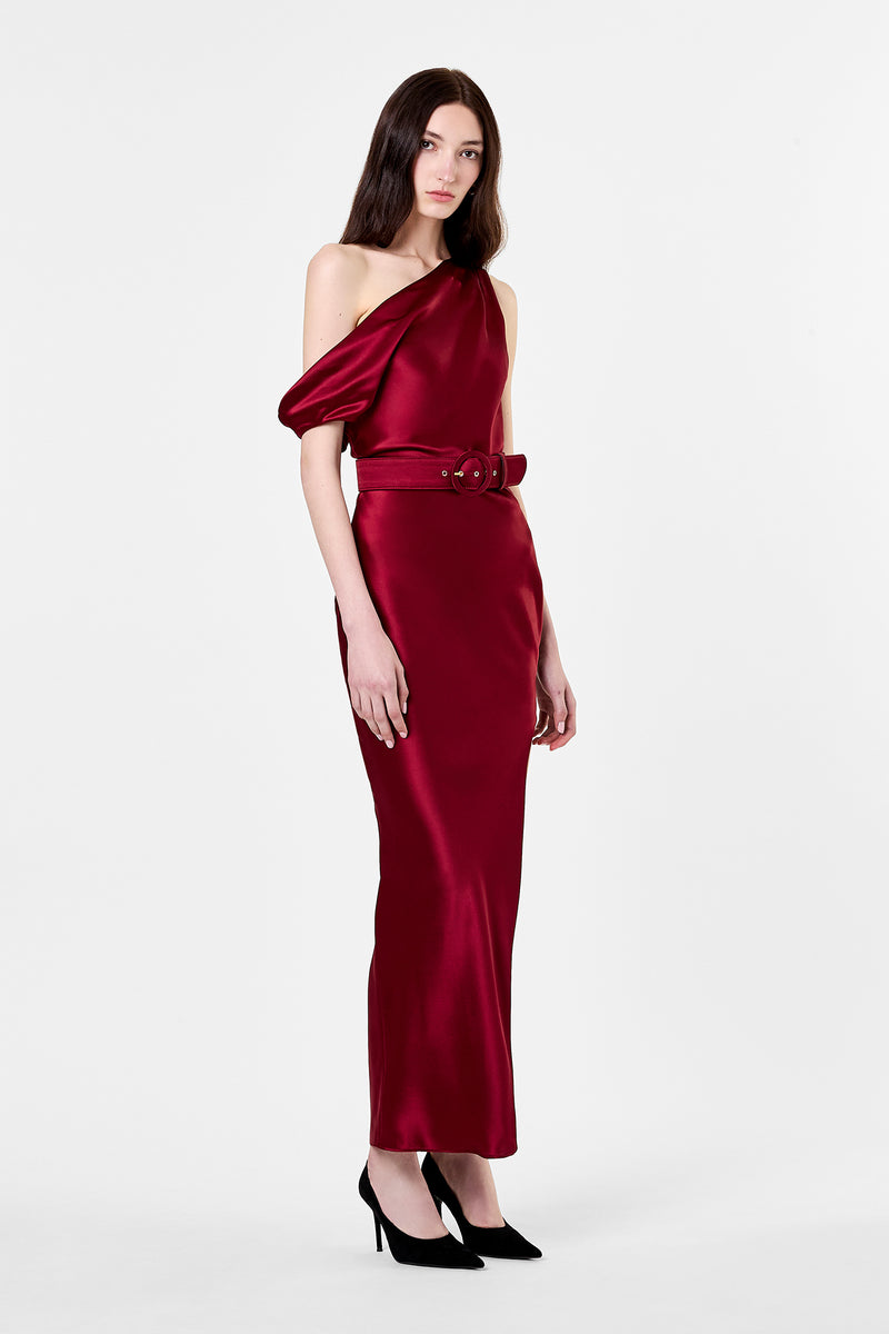 EARTHA DRESS - PLUM