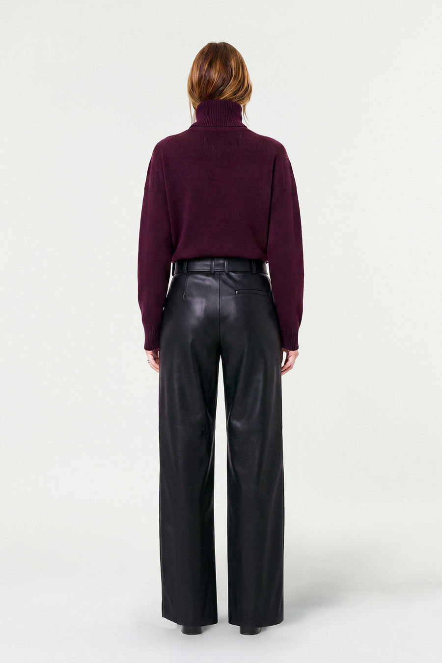 ESME LAMBSWOOL ROLLNECK - OXBLOOD