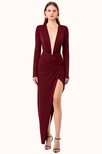 Lura Gown - Dark Plum