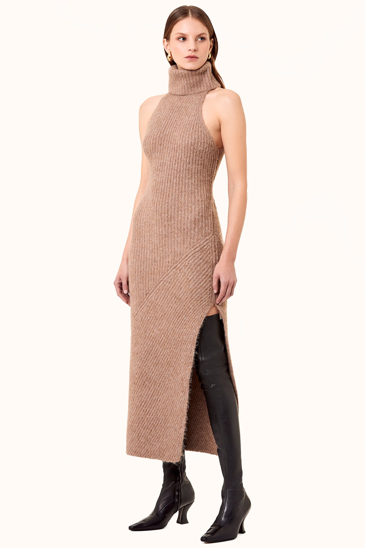 ワンピース Pantheon Checked Knit Dress Pantheon Checked Knit Dress