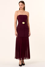 Reagan Dress - Bordeaux