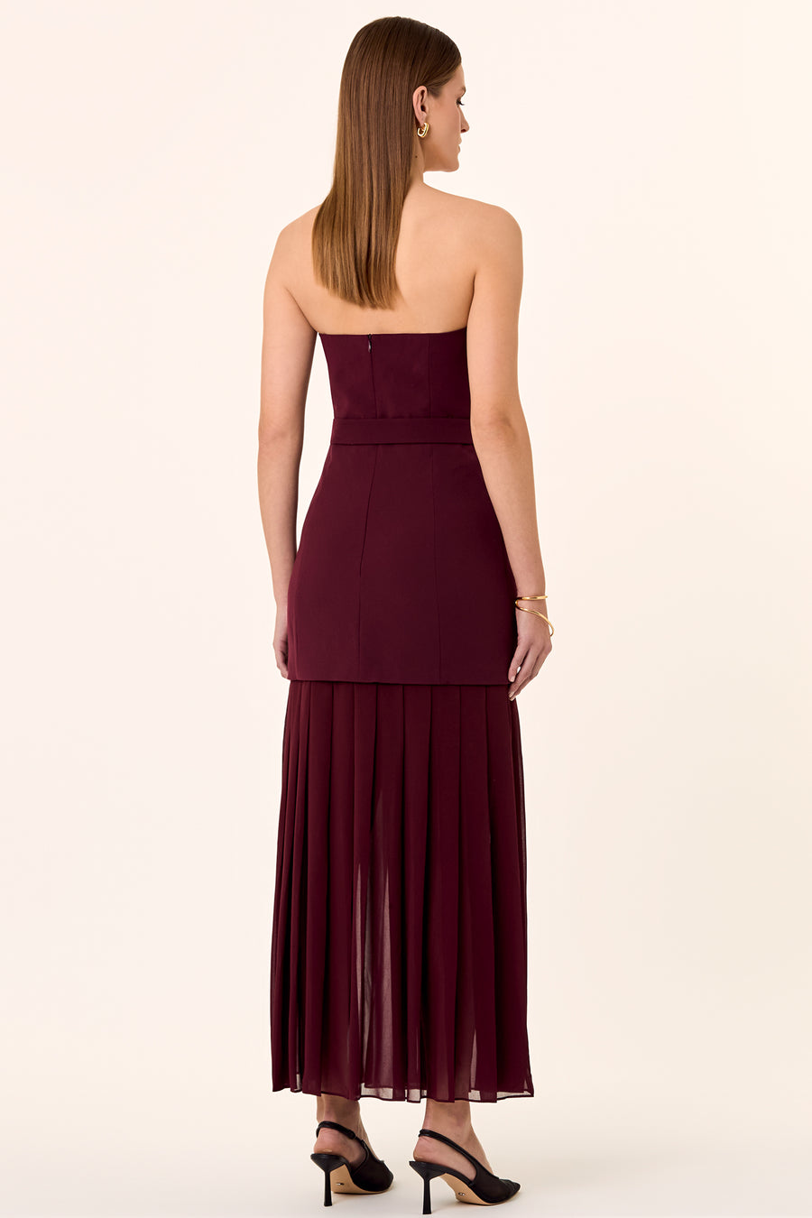 Reagan Dress - Bordeaux