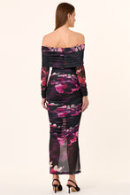 Oaklyn Dress - Blur Floral Magenta