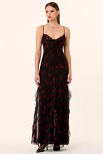 Kamila Gown - Poppy Floral Black