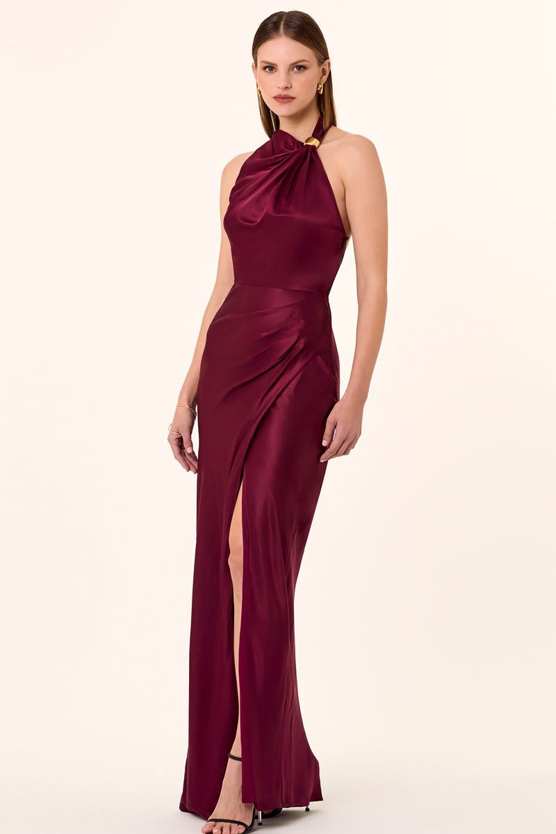 Galilea Dress - Dark Plum