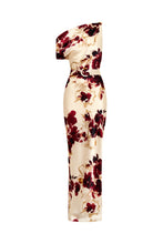 Halle Dress - Watercolour Floral Ivory