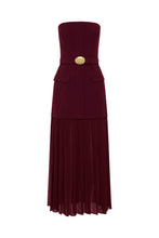 Reagan Dress - Bordeaux