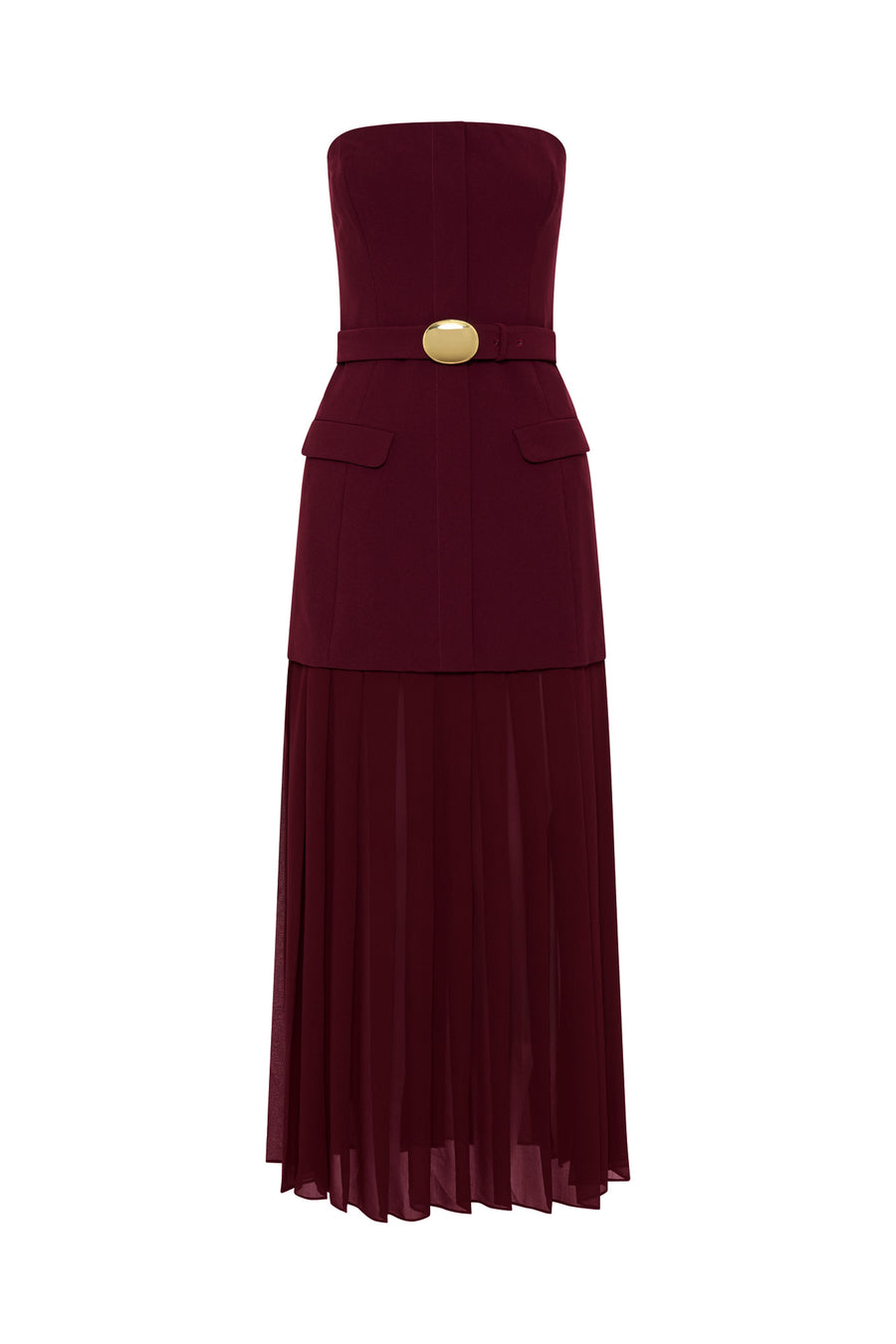 Reagan Dress - Bordeaux