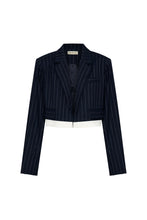 Delice Crop Blazer - Navy