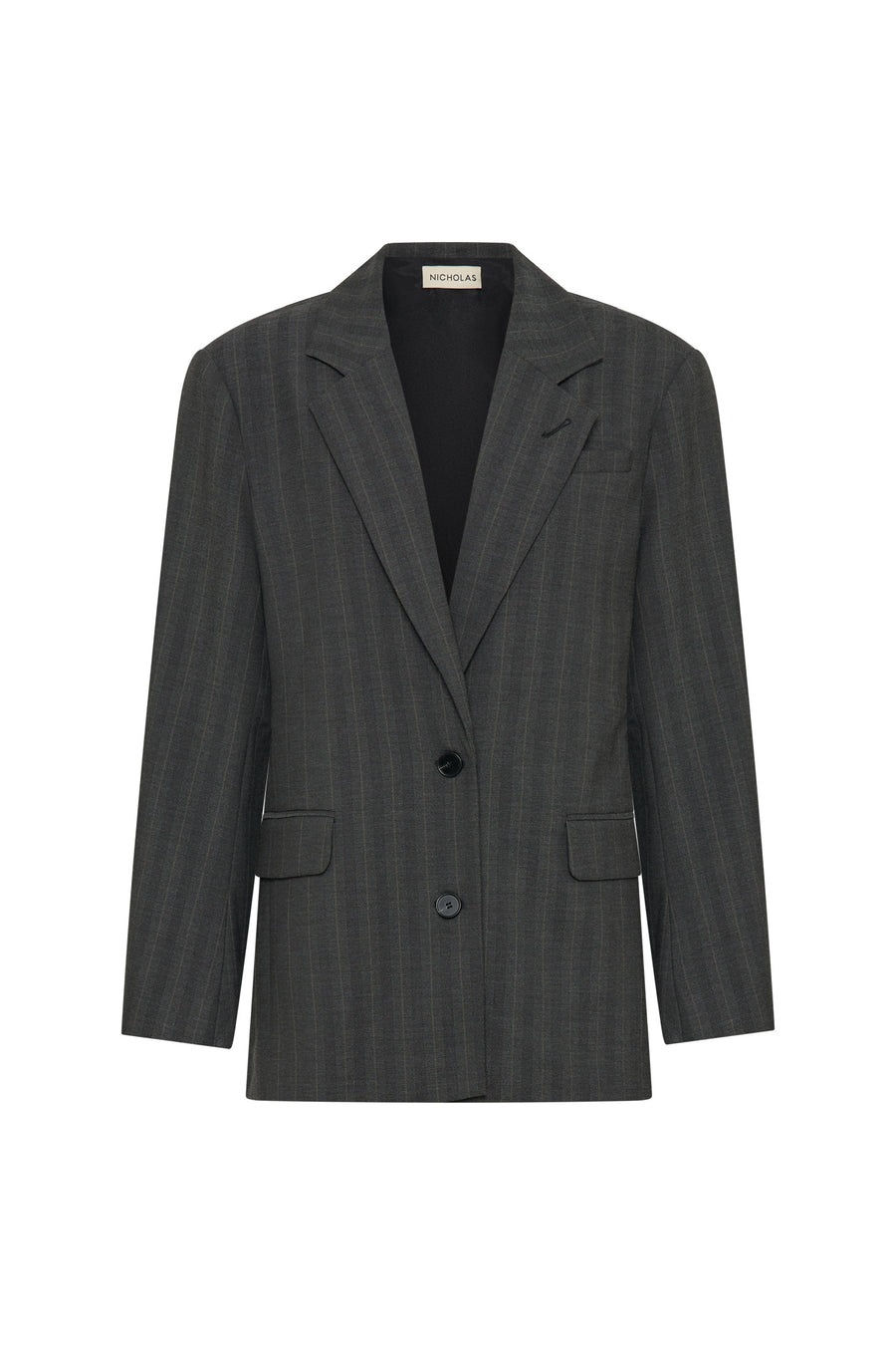 Nadia Blazer - Stripe Gray