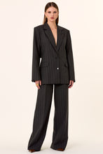 Nadia Blazer - Stripe Gray