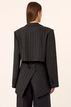 Nadia Blazer - Stripe Gray