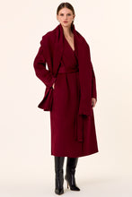 Candice Wool Coat - Dark Plum