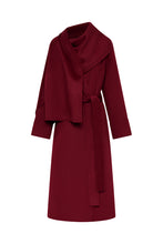 Candice Wool Coat - Dark Plum