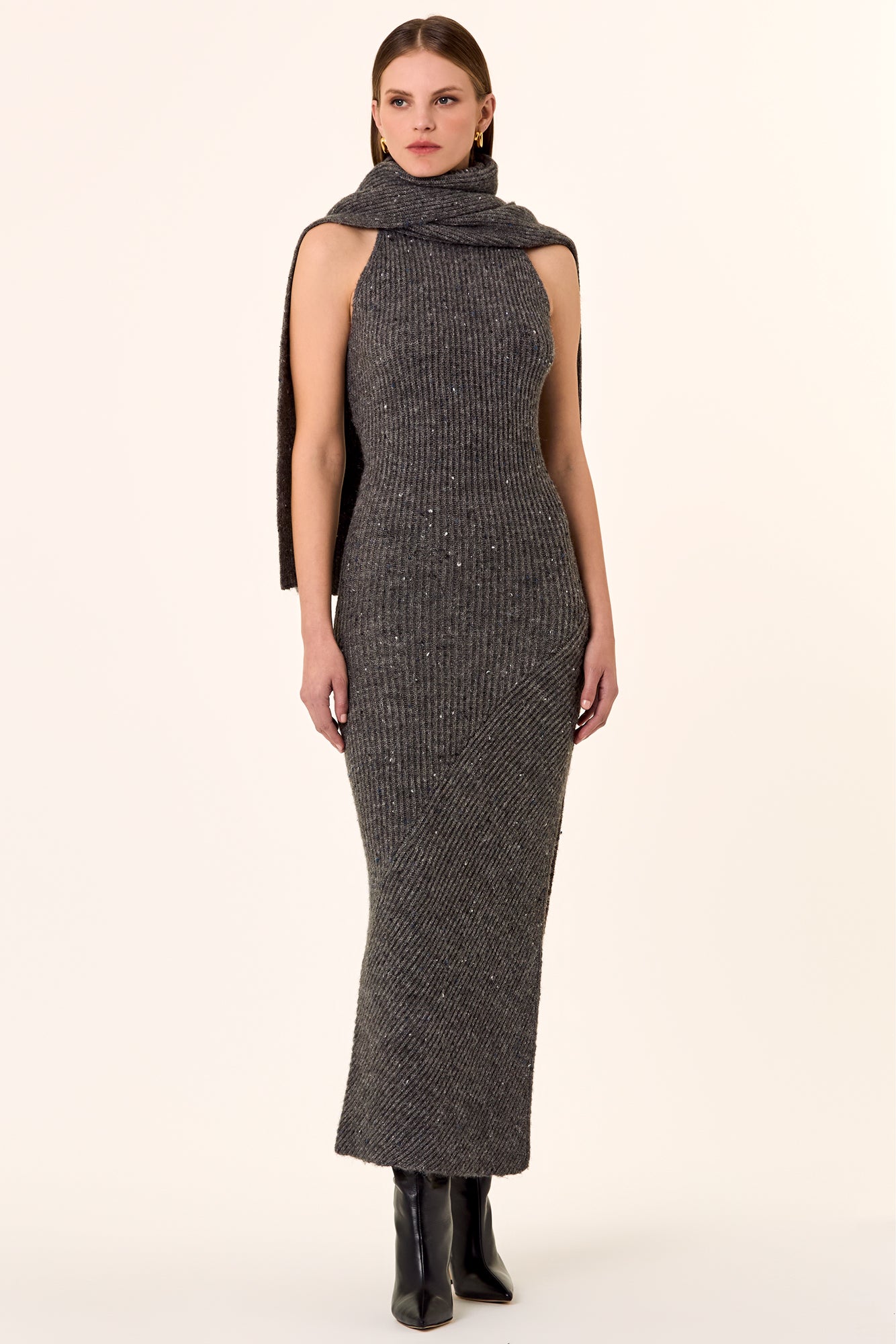 Kiandra Dress- Charcoal